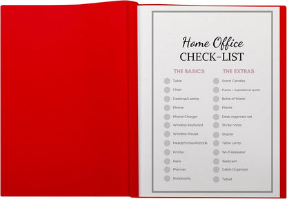 C-Line Report Covers with Binding Bars, Red Vinyl, Red Bars, 8.5 x 11 Inches, 50 per Box (32554)