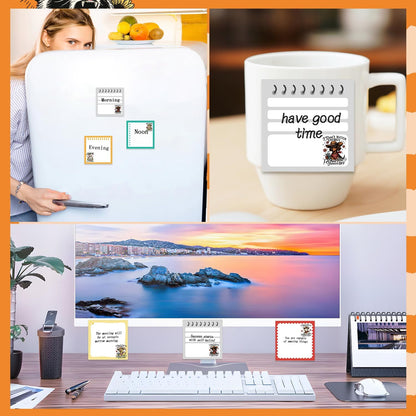 Inspirational Sticky Notes Gifts - 9 Pack Funny Positive Quotes Notepads 3x3 Inches, Fun Motivational Self-Adhesive Memo Pads Office Study Supplies for Friends Coworkers (450 Sheets)