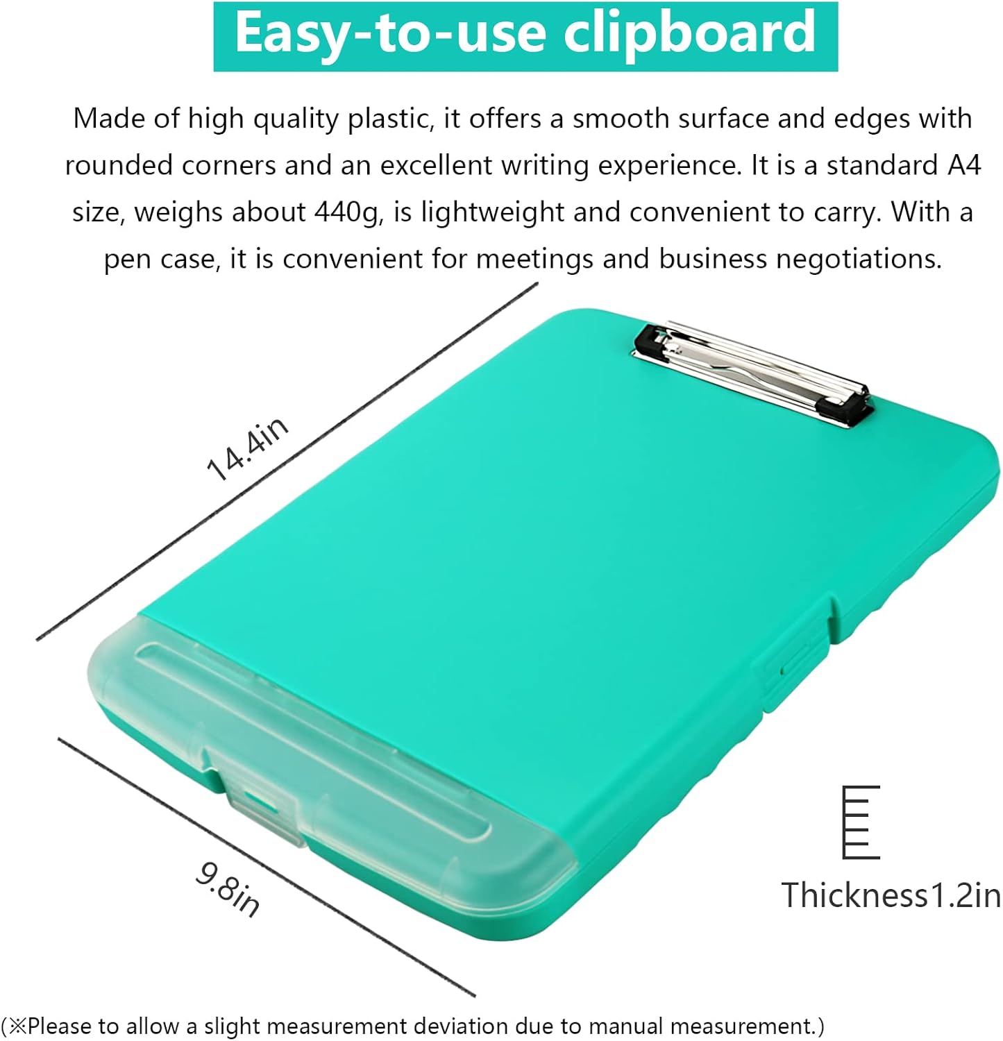 SFLHHDM Purple Clipboard, Clip Boards 8.5x11, Teacher Clipboards with Storage, Plastic Clipboard with Pen Holder, Clipboards Storage for Women Teachers Work, School & Office Supplies