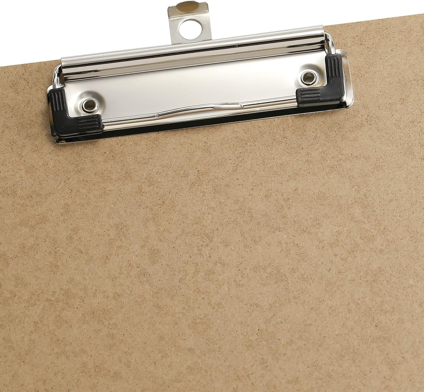 15 Pack Clipboard 9 x 12.5 Letter Size Clip Boards Bulk, A4 Wooden Hardboard Office Clipboards for Classroom, Work-Meetings, Brown