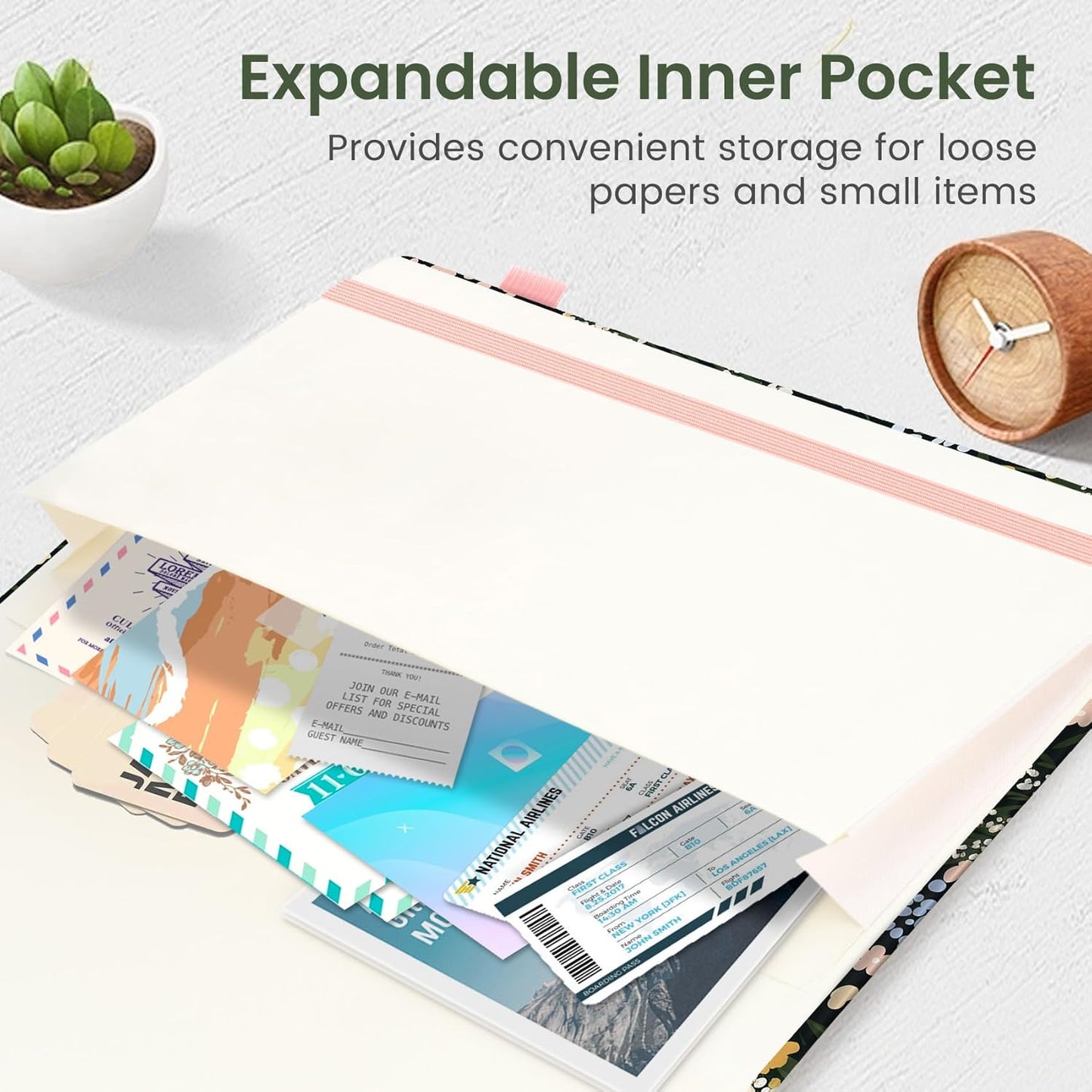 Taja Aesthetic Lined Journal for Women, Pretty 6" x 8" Notebook for Work & Note with 160 College Ruled Pages, Hardcover Leather Notebook for Journaling, Note Taking, Bible Study, Hummingbird