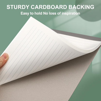 M&G 7x10 Note Pads, 6 Pack B5 Legal Pads 70 Sheets Notepads Writing Pad Graph Grid Chinese Memo Paper Tablet Kraft Cover for Work Writing Note Taking Chinese