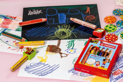 Multi-Talented Pencil - STABILO Woody 3-in-1 - Sharpener