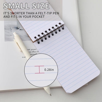 QiCheng 6pack Pocket Notebook Small Notepad Pocket Notepad Small Spiral Notebooks 3X5Inches (6)