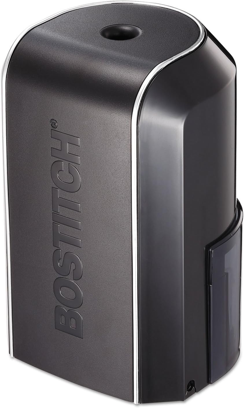 Bostitch Office Vertical Electric Pencil Sharpener, Powerful Stall-Free Motor, Prevents Over-Sharpening, Black