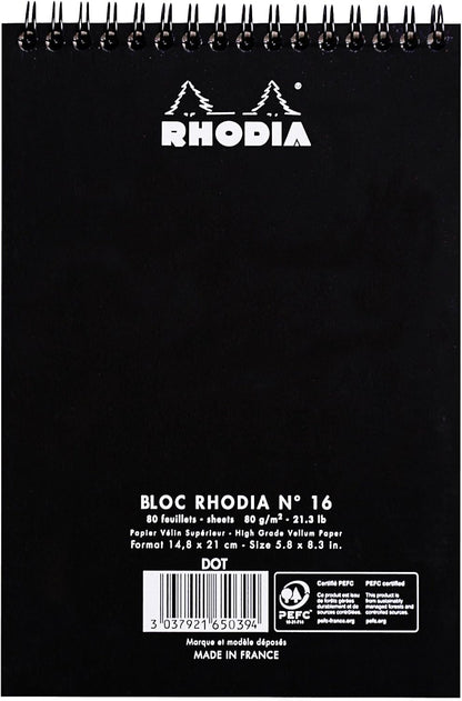 Rhodia Wirebound Pad 8.25x11.75, Lined, Orange