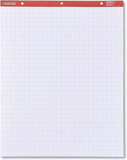 Universal 35602 Recycled Easel Pads, Quadrille Rule, 27 x 34, White, 50 Sheet (Case of 2 Pads)