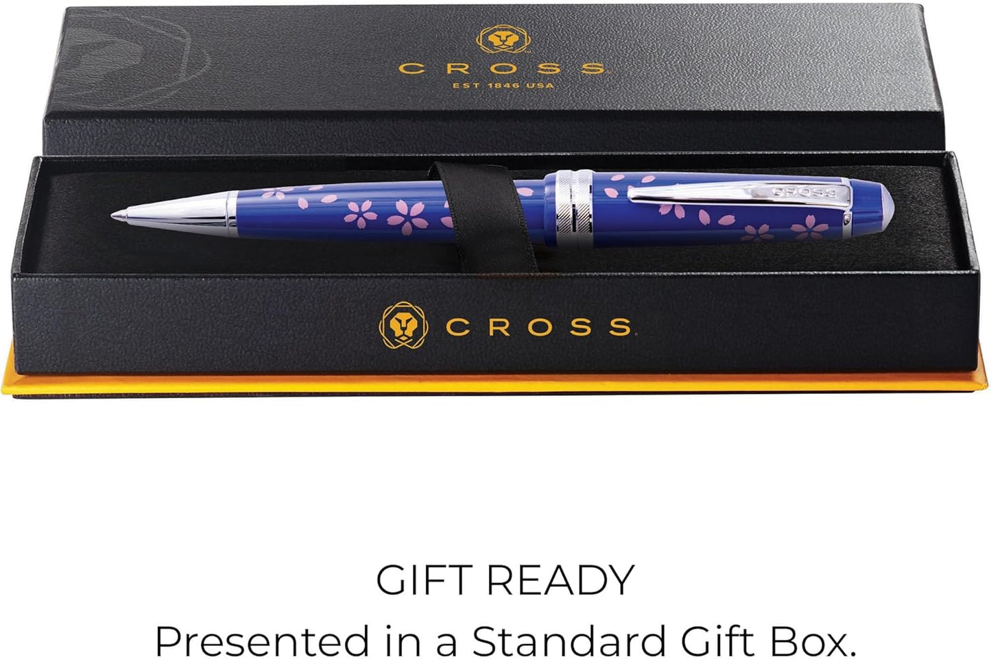 Cross Bailey Light Refillable Ballpoint Pen Presented in a Everyday Gift Box - Medium Point, Black Ink, Polished Green