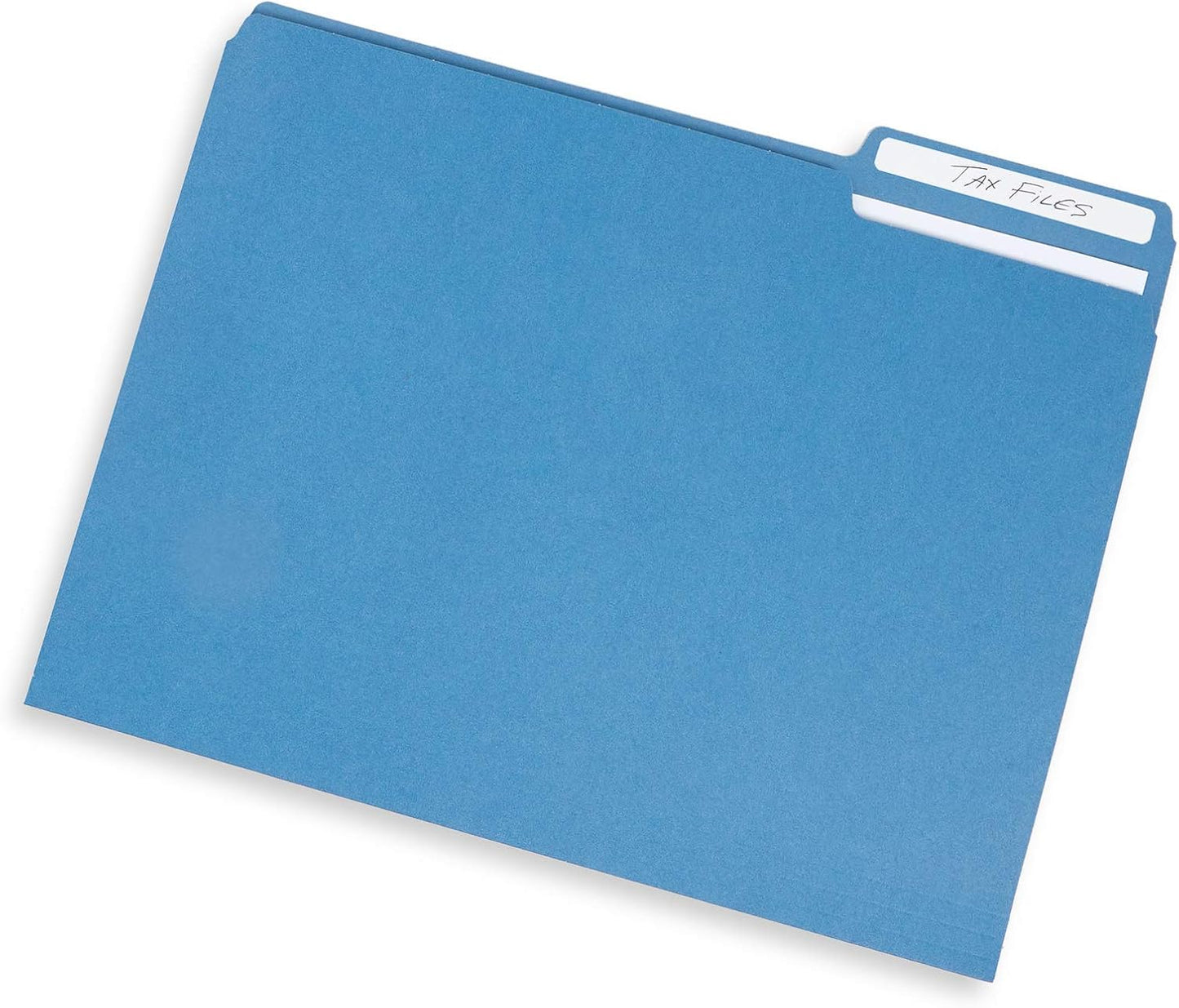 File Folder, 1/3 Cut Tab, Letter Size, Yellow, Great for Organizing and Easy File Storage, 100 Per Box