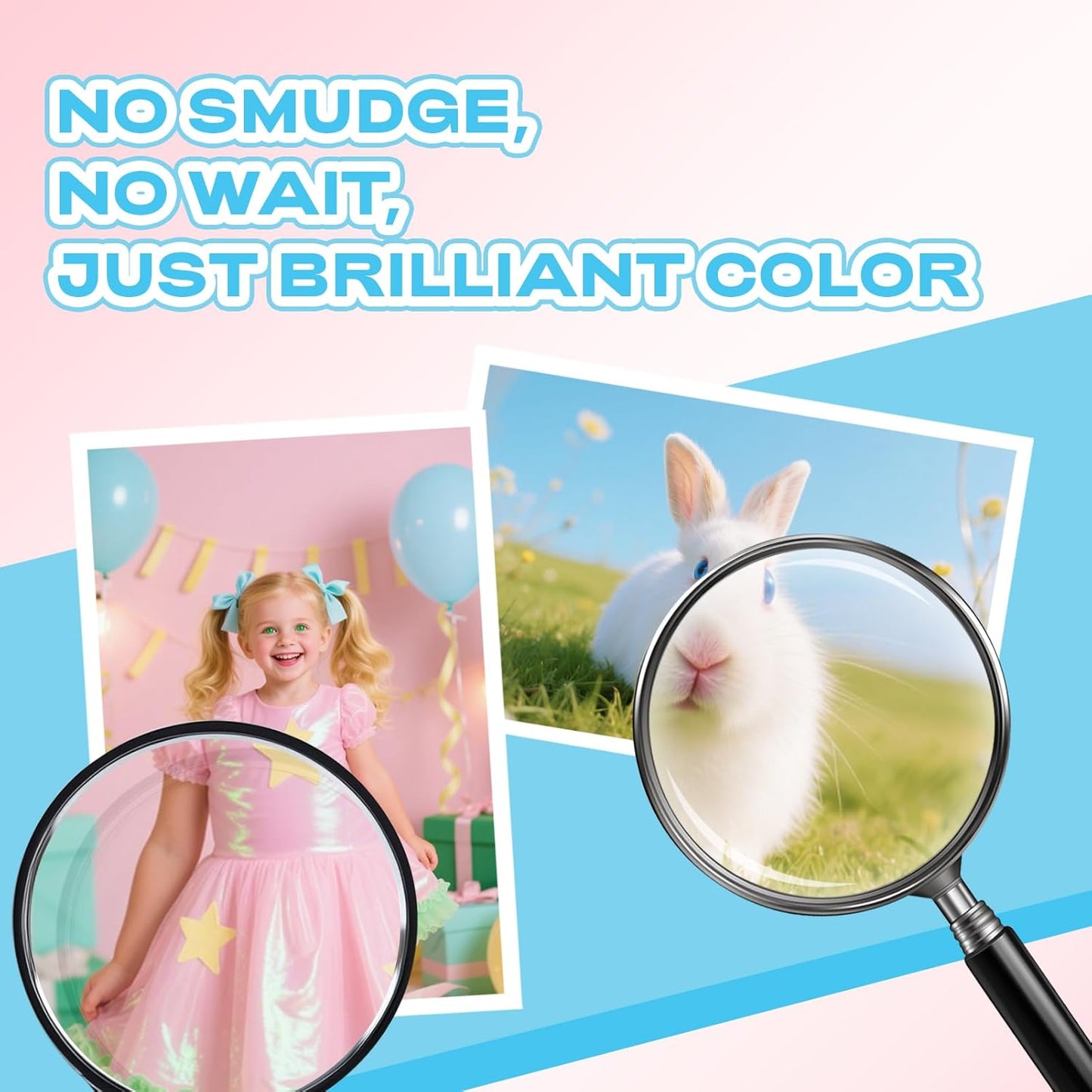 Uinkit 37lb Thin Flyer Paper Glossy 8.5x11 Inkjet 100 Sheets Single Side DIY Chip Bag 135gsm Printer Picture for Inkjet Printer with Dye Ink Letter size A4 Brochure (8.5X11X100)