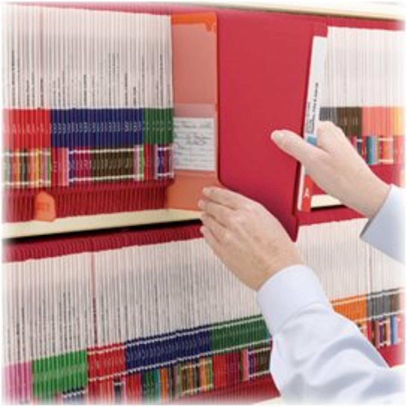 Smead End Tab File Folder, Shelf-Master Reinforced Straight-Cut Tab, Letter Size, Green, 100 per Box (25110)