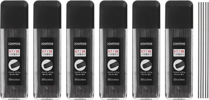 PATIKIL 2160Pcs 0.7 mm Pencil Lead Refills, 360 Dispensers Mechanical Pencil Refills, Medium Thickness Break Resistant Graphite for Writing, Black