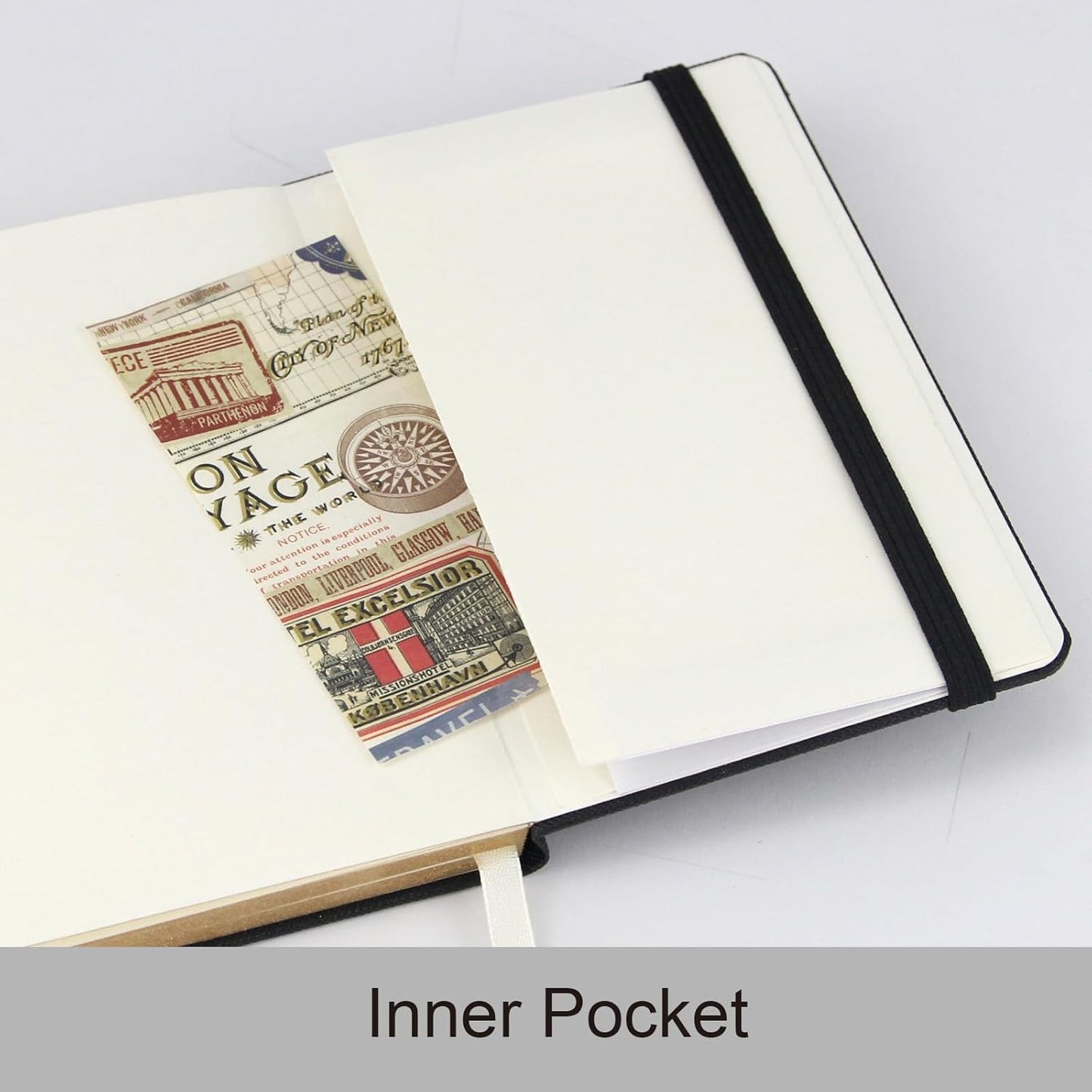 Line Hardcopy Notebook - 5"x8"- Sourced from sustainable and excellent quality paper, minimalist, natural, portable and flexible design, suitable for office, school(red)