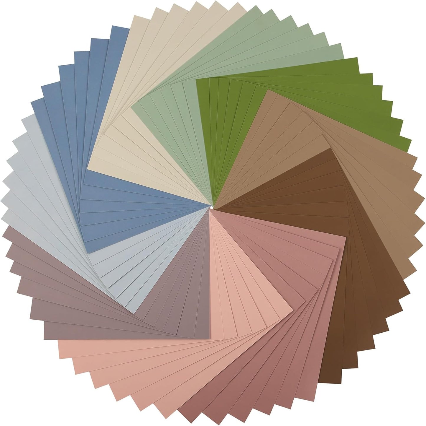60 Sheets Morandi Mixed Colors Cardstock 8.5 x 11 Inch Card Stock Boho Paper 250GSM/92LB Thick Paper for Card Making Scrapbooking DIY Crafts UAP31MX60