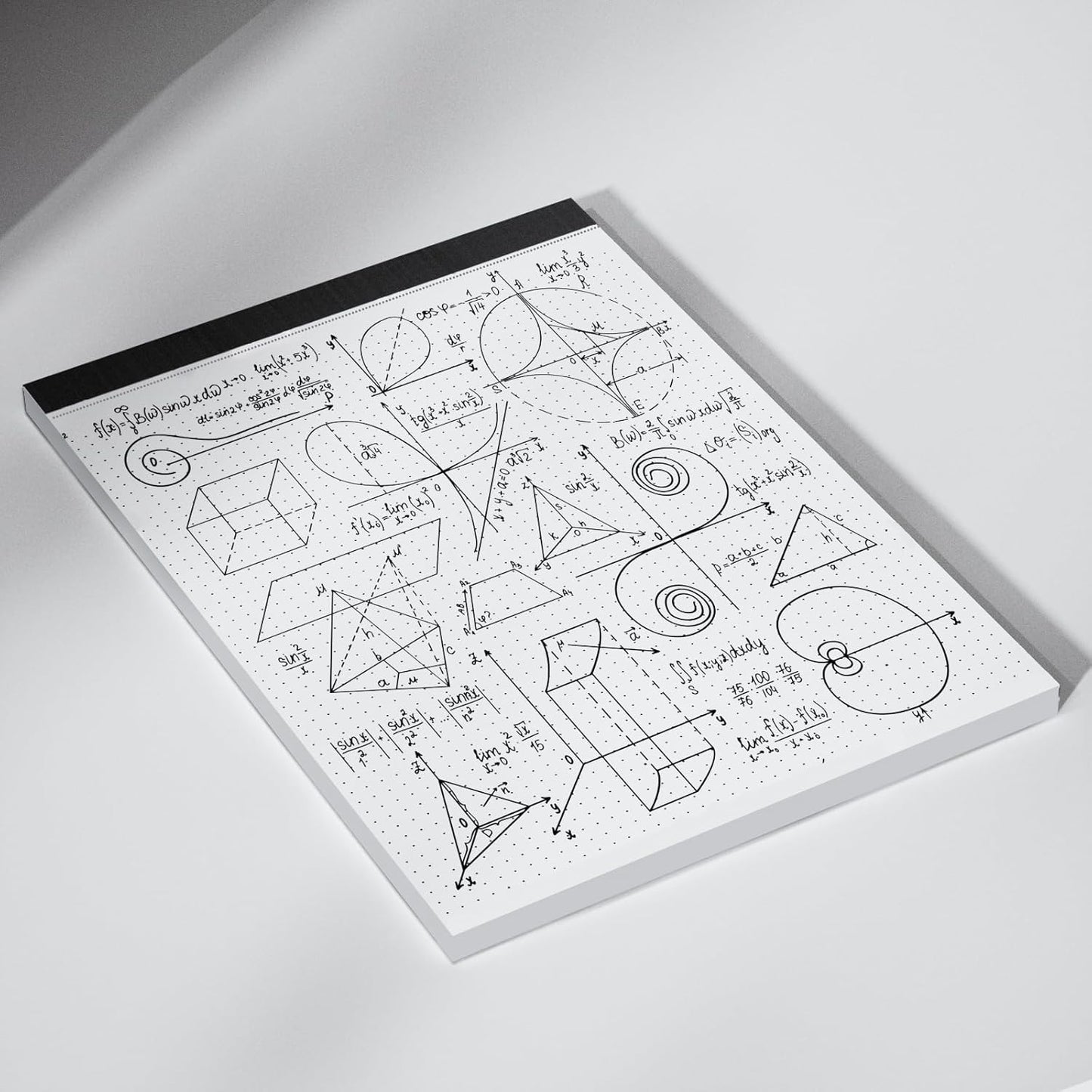 AILZFEI Graph Paper Notebook 8.5 x 11 Grid Paper Pad Quad Ruled, 2 Pack, 30 Sheets per Pad, White, 4x4 (4 Squares per inch), Easy-Tear Perforations, 8.5"x11" Quad Ruled Grid Paper Pad