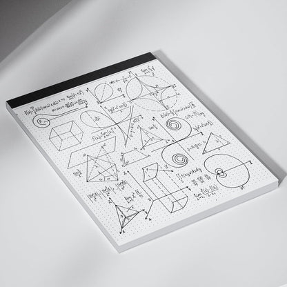 AILZFEI Graph Paper Notebook 8.5 x 11 Grid Paper Pad Quad Ruled, 2 Pack, 30 Sheets per Pad, White, 4x4 (4 Squares per inch), Easy-Tear Perforations, 8.5"x11" Quad Ruled Grid Paper Pad