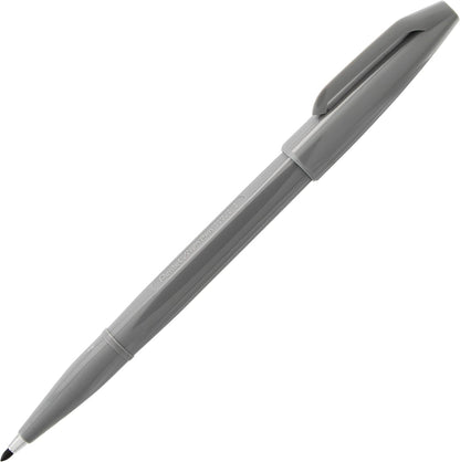 Pentel Sign Pen, Fiber-Tipped, Black Ink (S520-A), Box of 12