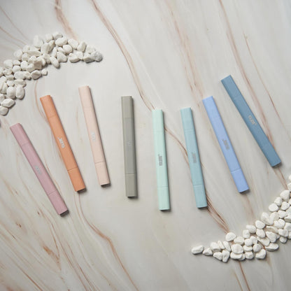 BLIEVE Aesthetic Cute Highlighters No Bleed Through, Dual Tip 8 Pack, Pastel Colors For Bible & Journaling