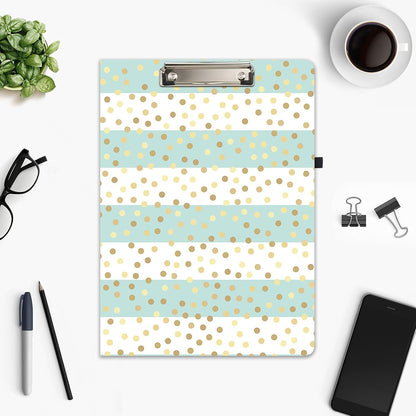 Hongri Clipboard Folio with Refillable Lined Notepad and Interior Storage Pocket for Students, Classroom, Office, Women, Man, Cute Custom Pattern, Size 12.8 x 9.2 in, Classic Flower