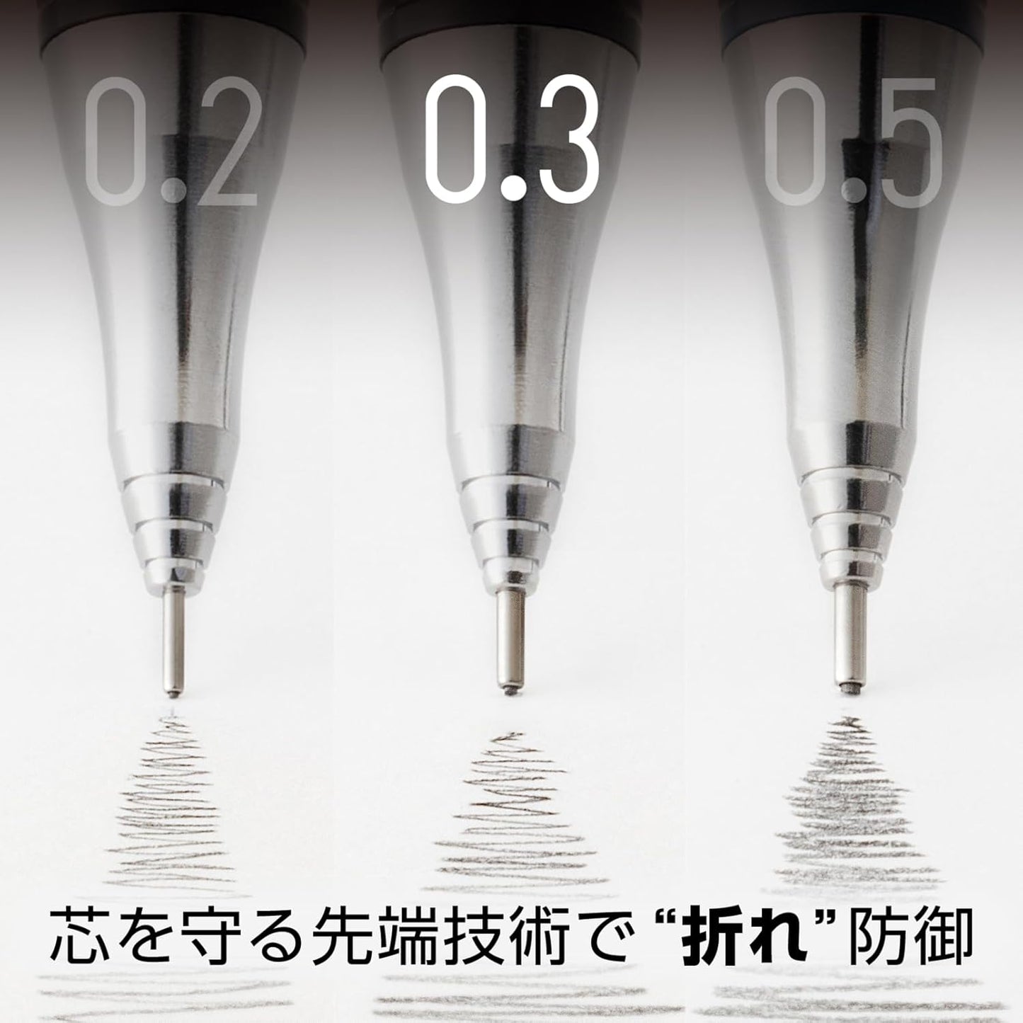 Pentel Core Not Break Mechanical Pencil, Peach Pink (XPP505-GP)