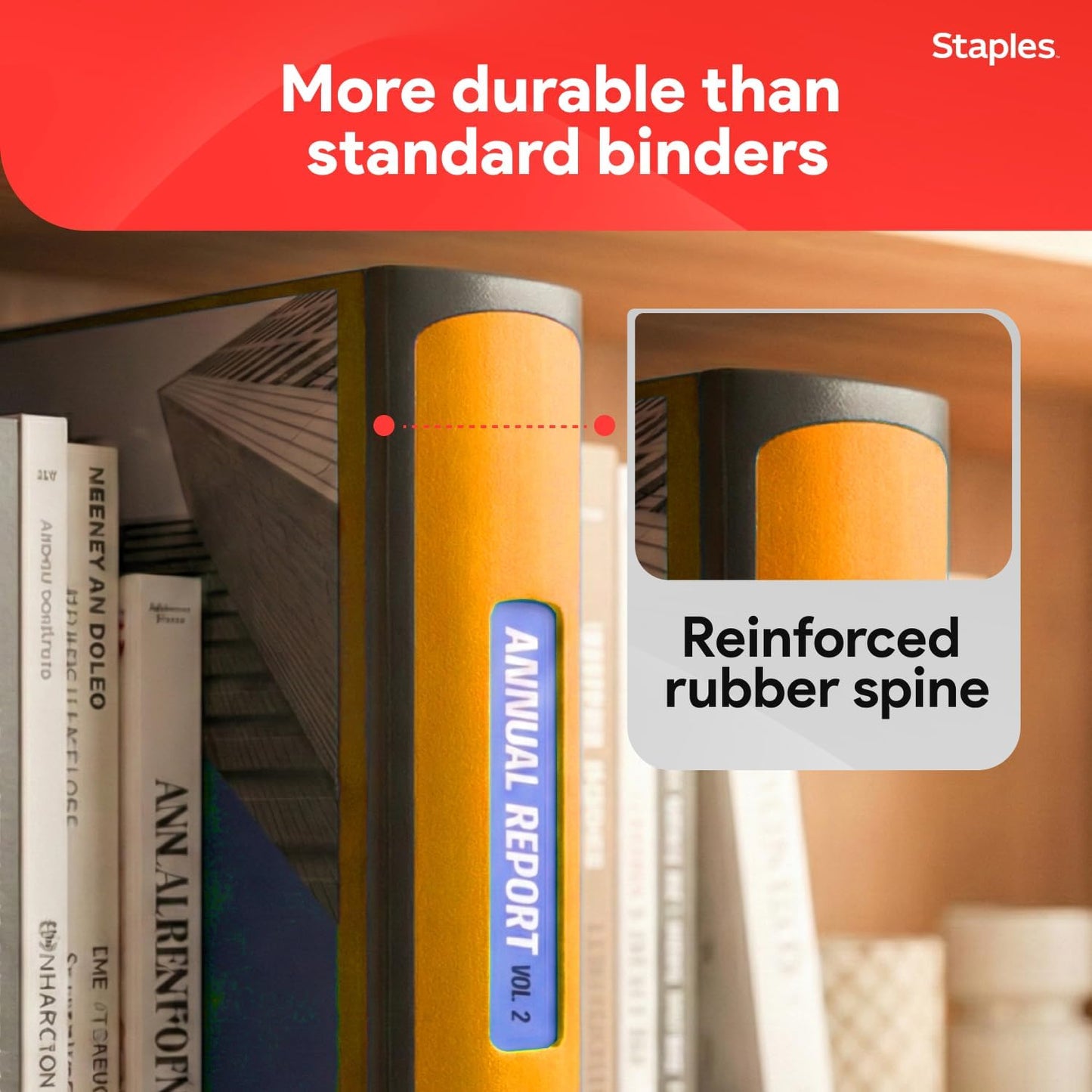 Staples Better Binder 2-Inch D-Ring View Binder, Reinforced Spine, Holds Up to 540 Sheets, Teal, for Office & School