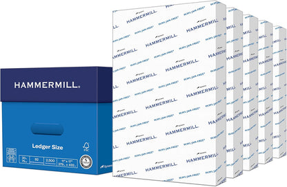 Hammermill Printer Paper, 20 lb Copy Paper, 8.5 x 11-3 Ream (1,500 Sheets) - 92 Bright, Made in the USA