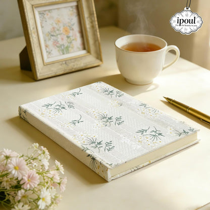 ipoul Flower Notebook, A5, 6x8, Hardcover, Lay Flat, Lined Paper, Journal for Women, Writing Notebook, Pretty, Hibiscus, Pink, Birthday Gifts for Women, Wedding Shower Gifts, Mothers Day Gift