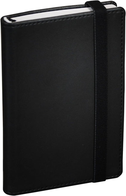 Samsill Large Hardcover Notebook, 240 Lined Notebook Pages, Black, 7.5 x 10 Inch