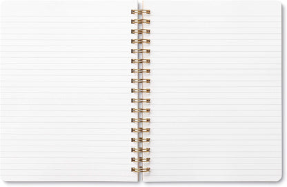 Compendium Spiral Notebook – Expect the Best Things to Happen Today – A Designer Spiral Notebook with 192 Lined Pages, College Ruled, 7.0" W x 9.25" H