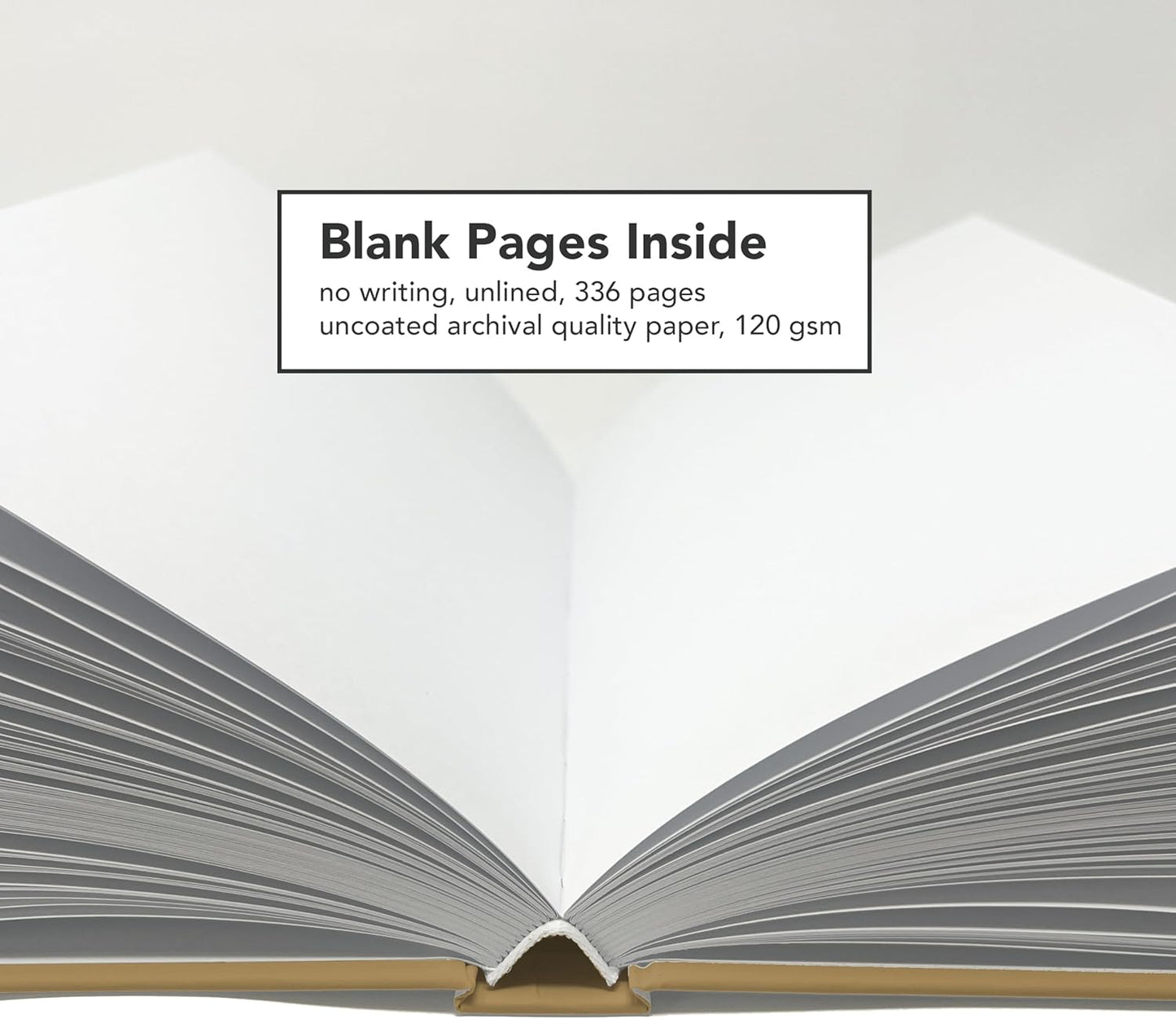 CovoBook™ Blank Hardcover | Premium Sketchbook Journal Guest Book | Photo Prop Home Decor (Black, Size 9)