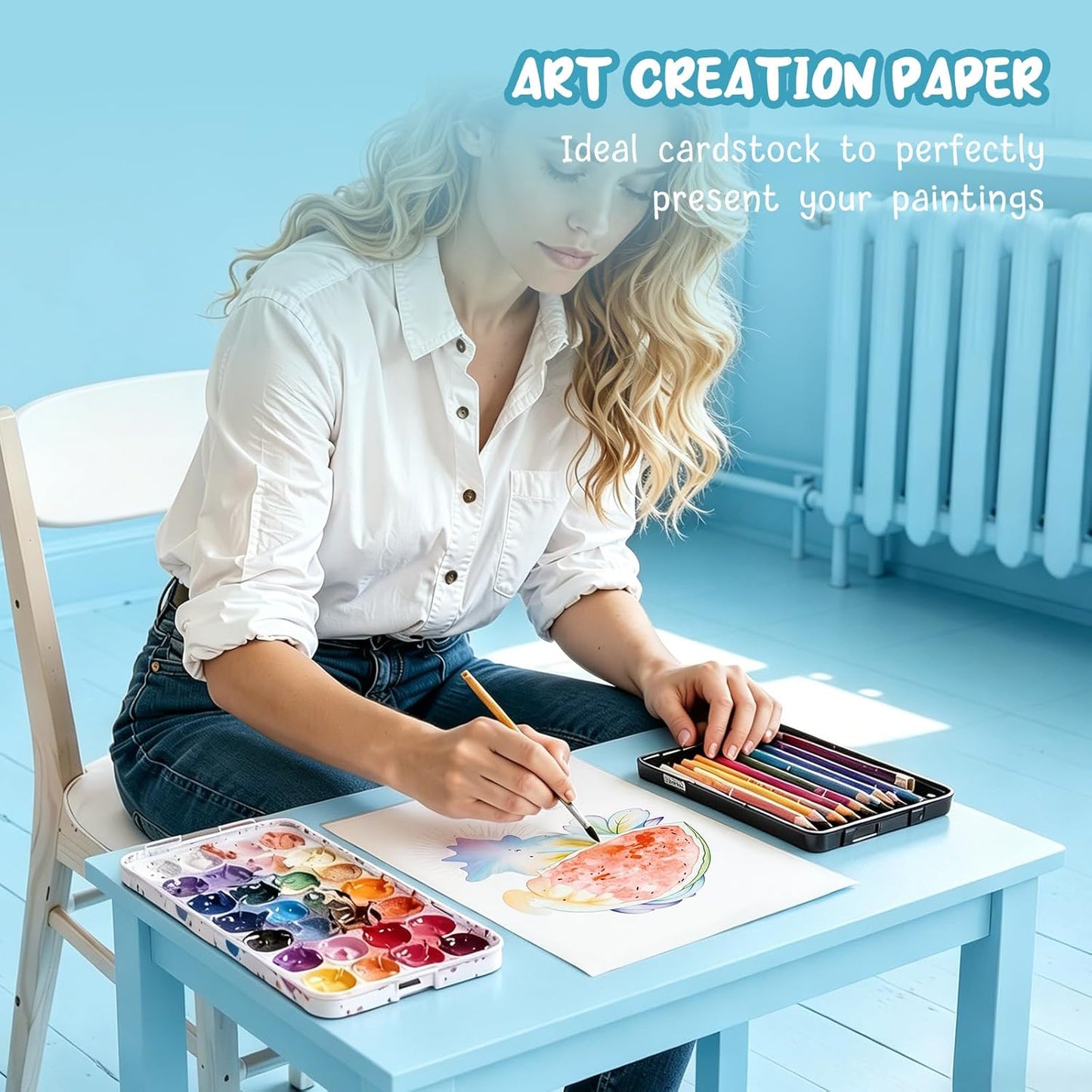 40 Sheets Cream Cardstock Paper 8.5 x 11, Ivory Cardstock Printer Paper 8.5x11, Off White Card Stock Paper 8.5 x 11, 200 GSM Construction Paper for DIY Cards, Greeting Cards, Wedding Invitations