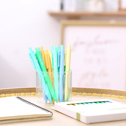 Mr. Pen- Retractable Gel Pens, 12 Pack, Colorful Ink, Fine Point 0.7mm, Fast Dry, Smooth Writing, Cute Pens for Drawing, Writing Planner and School Supplies