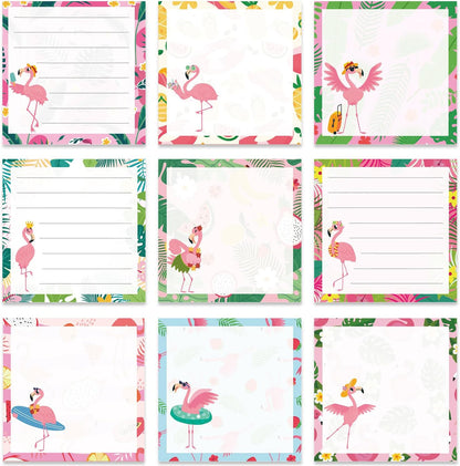 Inspirational Sticky Notes Gifts - 9 Pack Funny Positive Quotes Notepads 3x3 Inches, Fun Motivational Self-Adhesive Memo Pads Office Study Supplies for Friends Coworkers (450 Sheets)