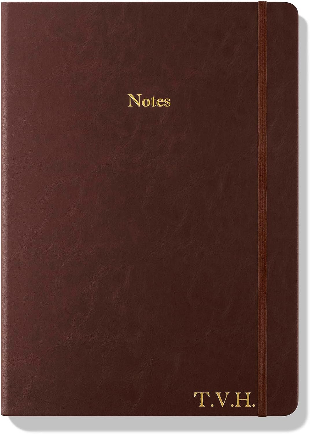 Wykeham's Executive Notebook – 8.5" x 12" – Customization Available (Personalized Black – Lined)