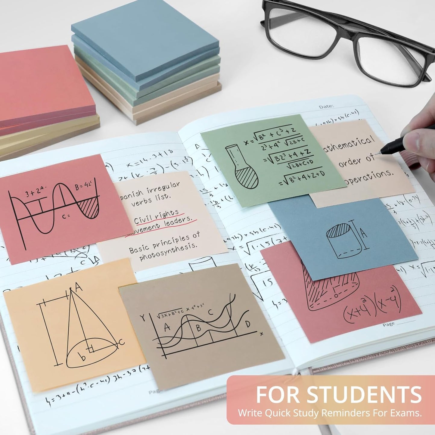 Sticky Notes, 36 Pads, 3x3 Inches Self-Stick Note Pads, Perfect for Office, Study, and Daily Life Organization - Bright