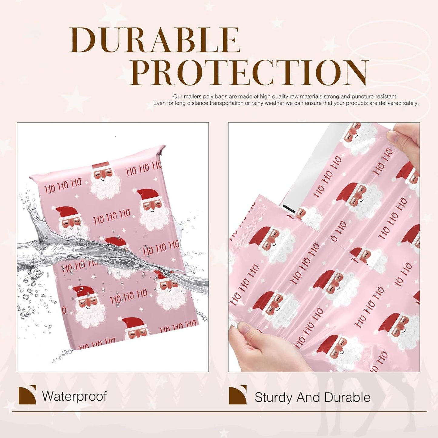 Metronic Cute Poly Mailers 10x13" 50pc Small Shipping Bags, Strong Adhesive Mailers Poly Bags for Business, Waterproof Mailing Envelopes for Packing Shipping Clothes Gifts, Gradient BluePink