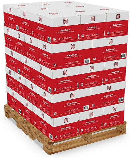 TRU RED 8.5x11 Copy Paper 20 lb. 92-Bright 5000 Sheets/Carton, For Office, School & Home