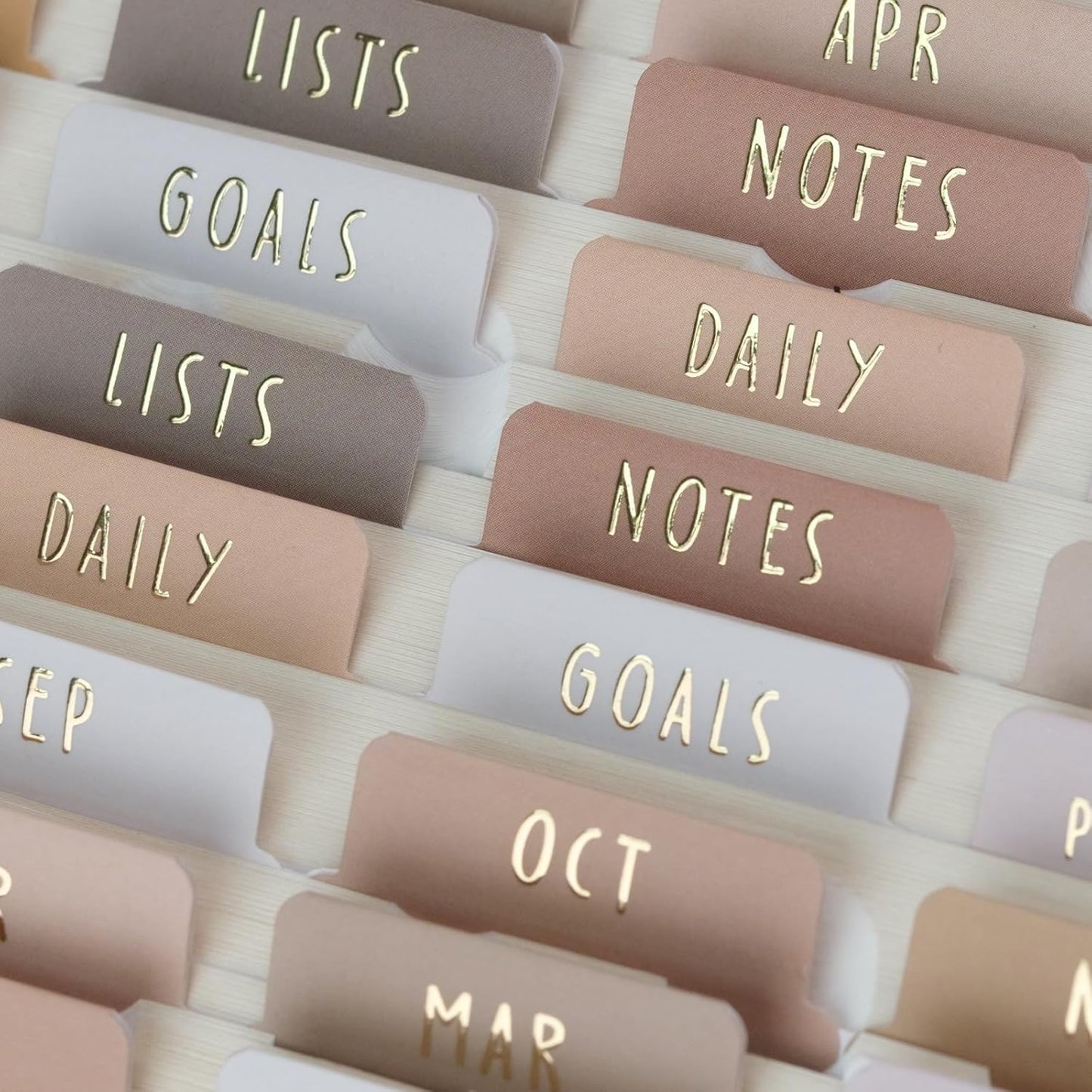 UPAFEXXI-Laminated Planner Monthly Tabs(72 Stickers in Total,24 month,24 Subject,24 Blank) Calendar Monthly Label Stickers for Planners, Subject Label Adhesive Tabs for Folders, Pages(Floral)