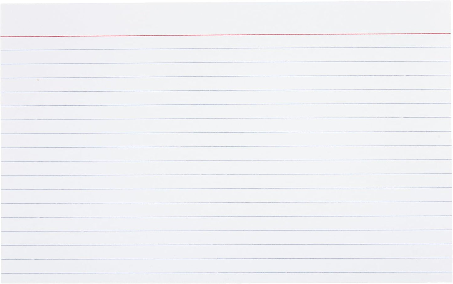 Amazon Basics Ruled Lined Index Cards for Study, Notes and Recipes, White, 3" x 5", 1,000 Count (10 Pack of 100)