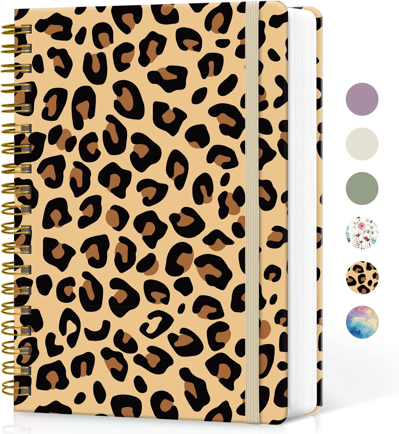 Lined Spiral Notebook Journal for Work, 300 Pages Thick B5 (7.1"x10") College Ruled Journal for Women & Writing, Hardcover Notebook for Note Taking, Perfect for Office Home School Supplies, Purple