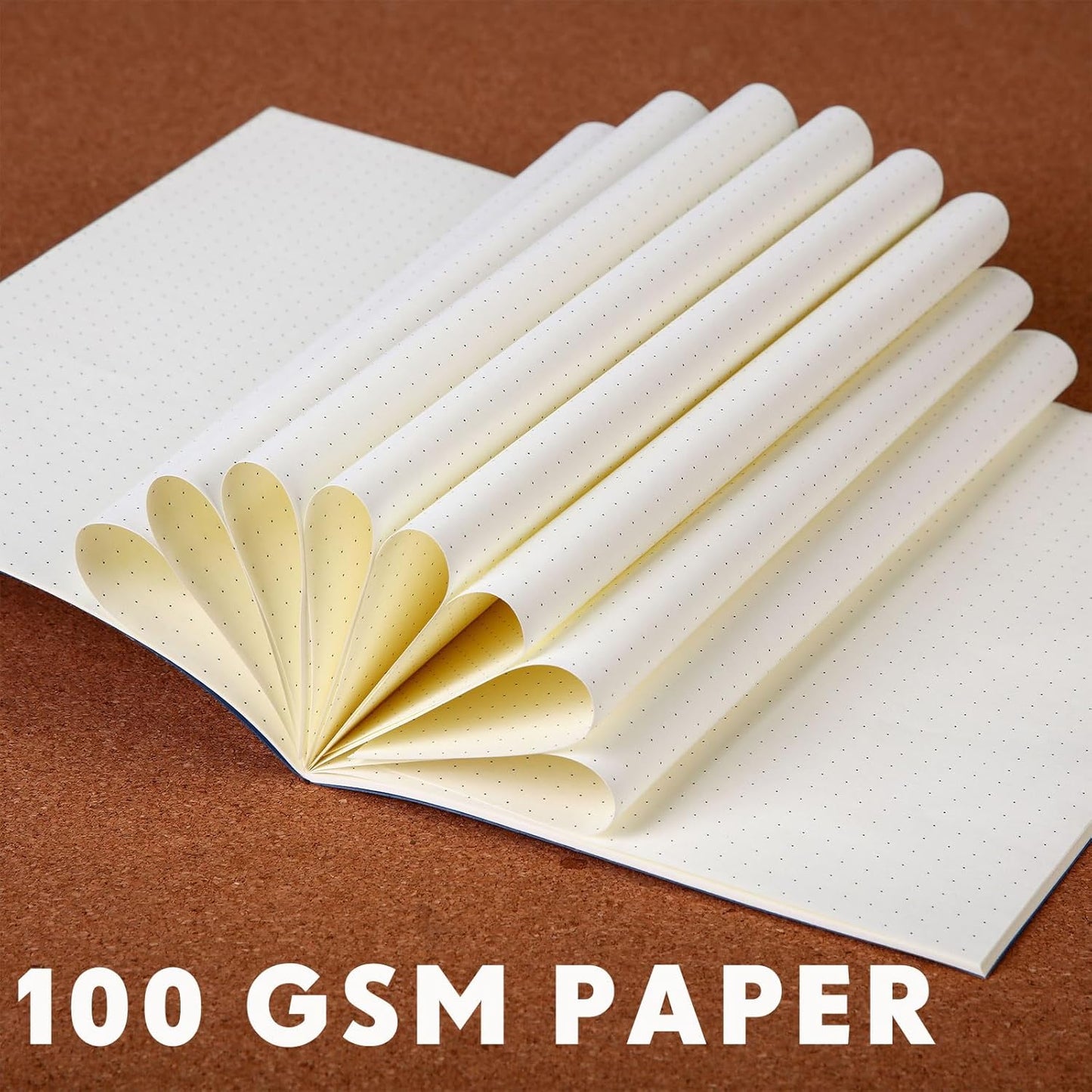 Mimorou 100 Pcs Journals Notebooks Bulk - Kraft Softcover A5 Small Notebooks 5.5 Inch x 8.3 Inch Notepads with 60 Page 30 Sheet for Writing Sketch Travel Office Supplies(Navy Blue,Lined)