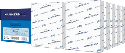 Hammermill Colored Paper, 20lb Pink Printer Paper, 8-1/2 x 11- 1 Ream (500 Sheets) - Made in the USA, Pastel Paper, 103382R