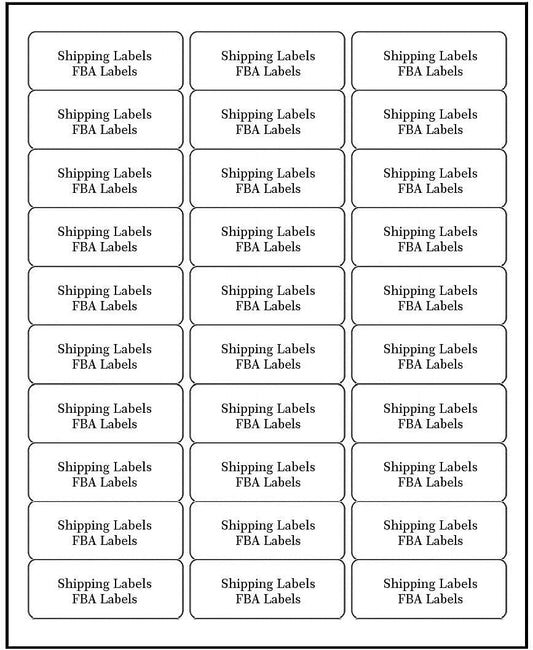 FungLam 1" x 2-5/8" Shipping Address Labels 900 Label Stickers Paper for Laser/Inkjet Printer 30 per Page Printable Mailing Labels (30 Sheets, 900 Labels)