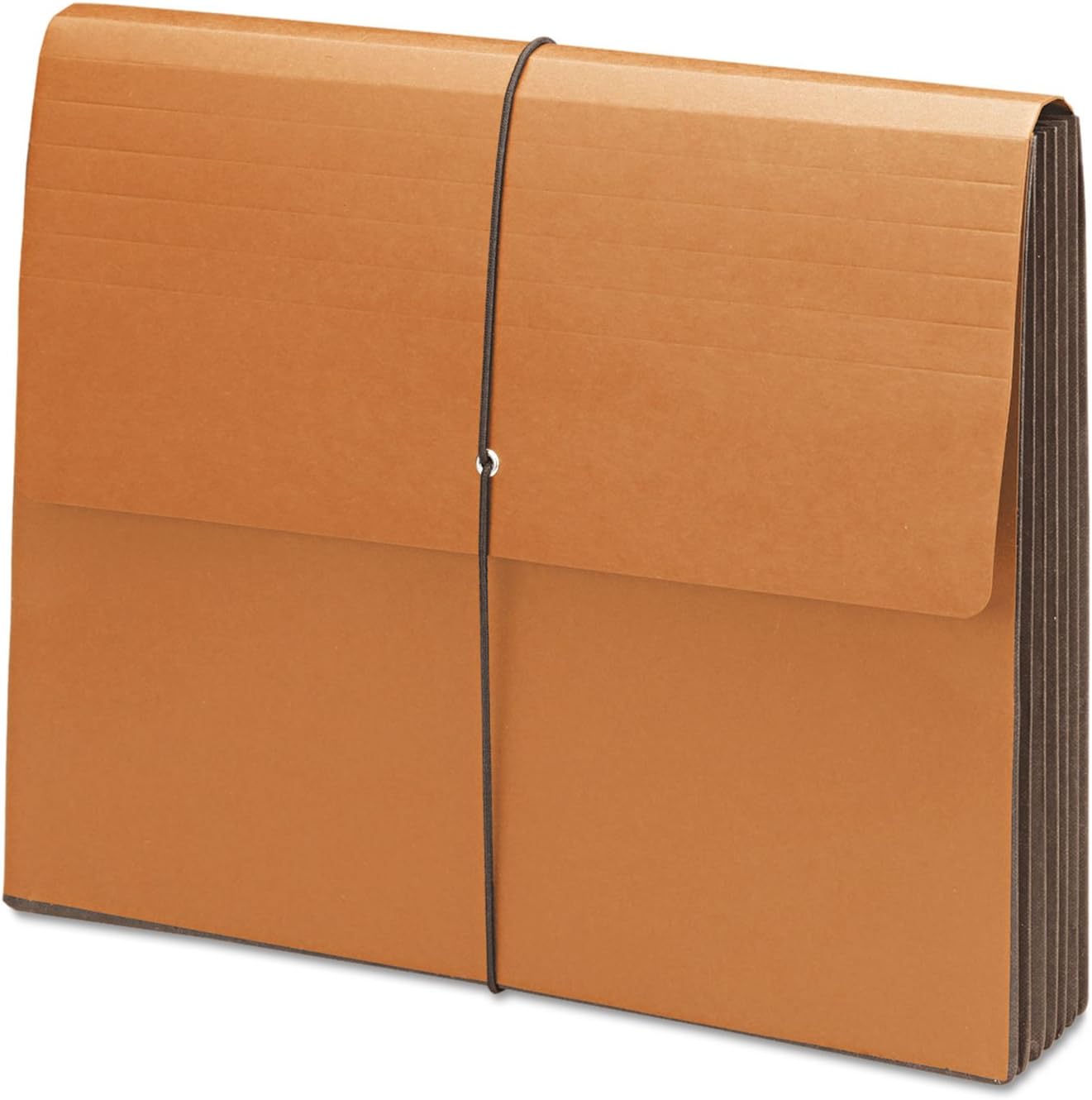 Smead 100% Recycled Expanding File Wallet with Flap and Cord Closure, 2" Expansion, Letter Size, Redrope, 10 per Box (77170)