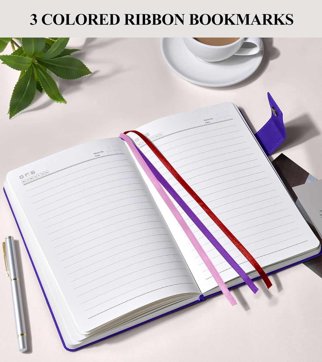 PAIBAS A5 Leather Journal Notebook, 365 Pages Thick Hardcover Lined Journal for Men & Women, Medium 5.9" x 8.4" College Ruled Notebooks for Work, School, Travel, Business,Note Taking,Writing Diary