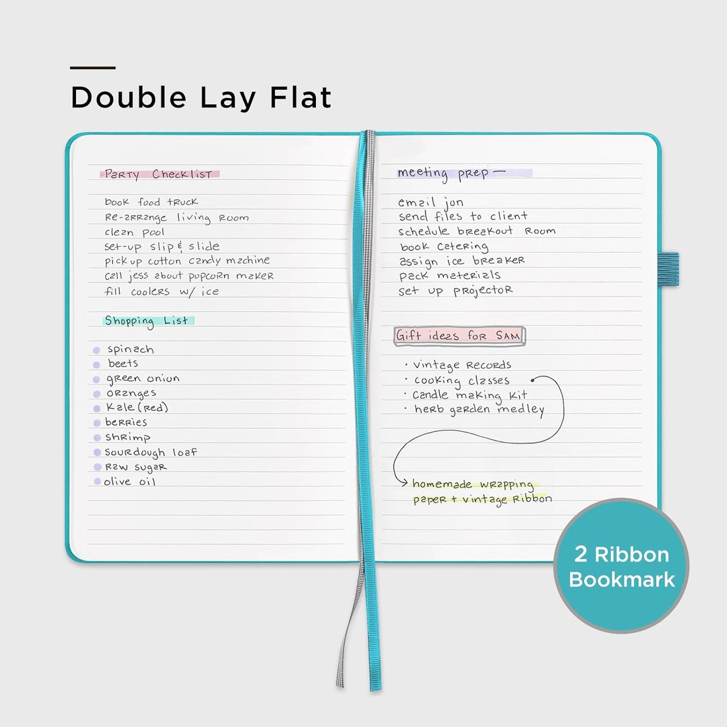 &And Per Se Lined Journal Notebook, 160 Pages, A5 5.7 x 8 inches College Ruled Thick Paper Notebook Journals for Writing, Hardcover Notebooks for Women Men Office School (1 Pack, Green) - Colors A