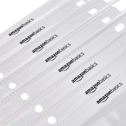 Amazon Basics Heavy Duty Sheet Protectors for 3 Ring Binder, Top Loading, Clear Plastic, 8.5 x 11 inch, 500-Pack