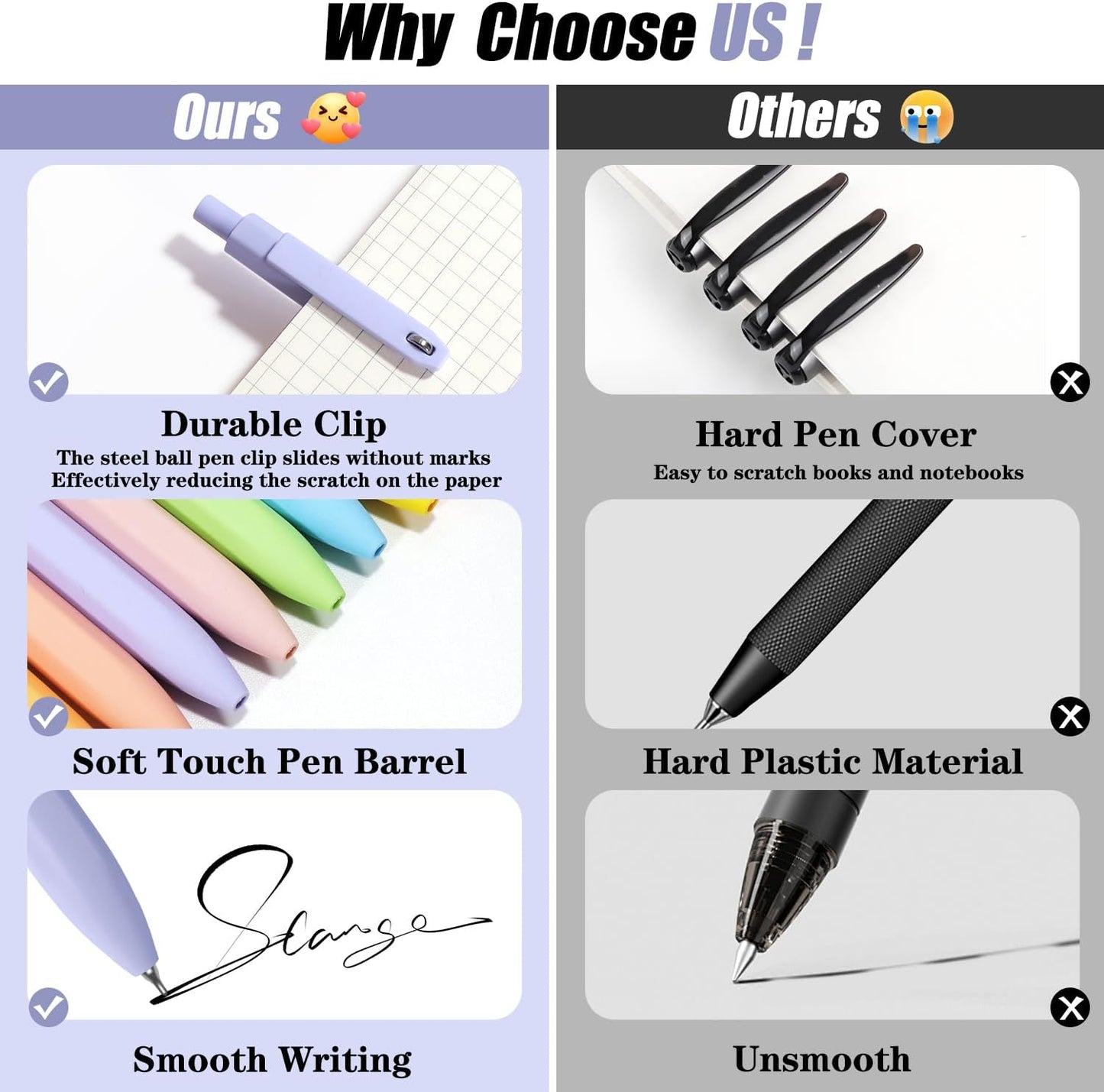 Piochoo Calligraphy Pens,8 Size Calligraphy Pens for Writing,Brush Pens Calligraphy Set for Beginners, Hand Lettering Pens
