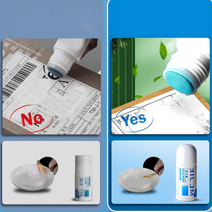 Information Protection Correction Fluid, Privacy Marking Pen Shape Paper Security Supplies for Identity, Bank Statements, Shipping Address