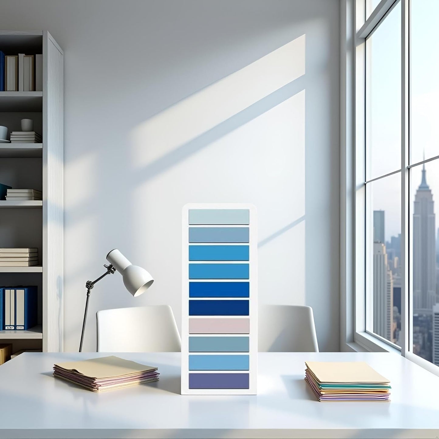 Jowxsx 200 Blue Sticky Index Tabs, Writable & Repositionable Page Markers